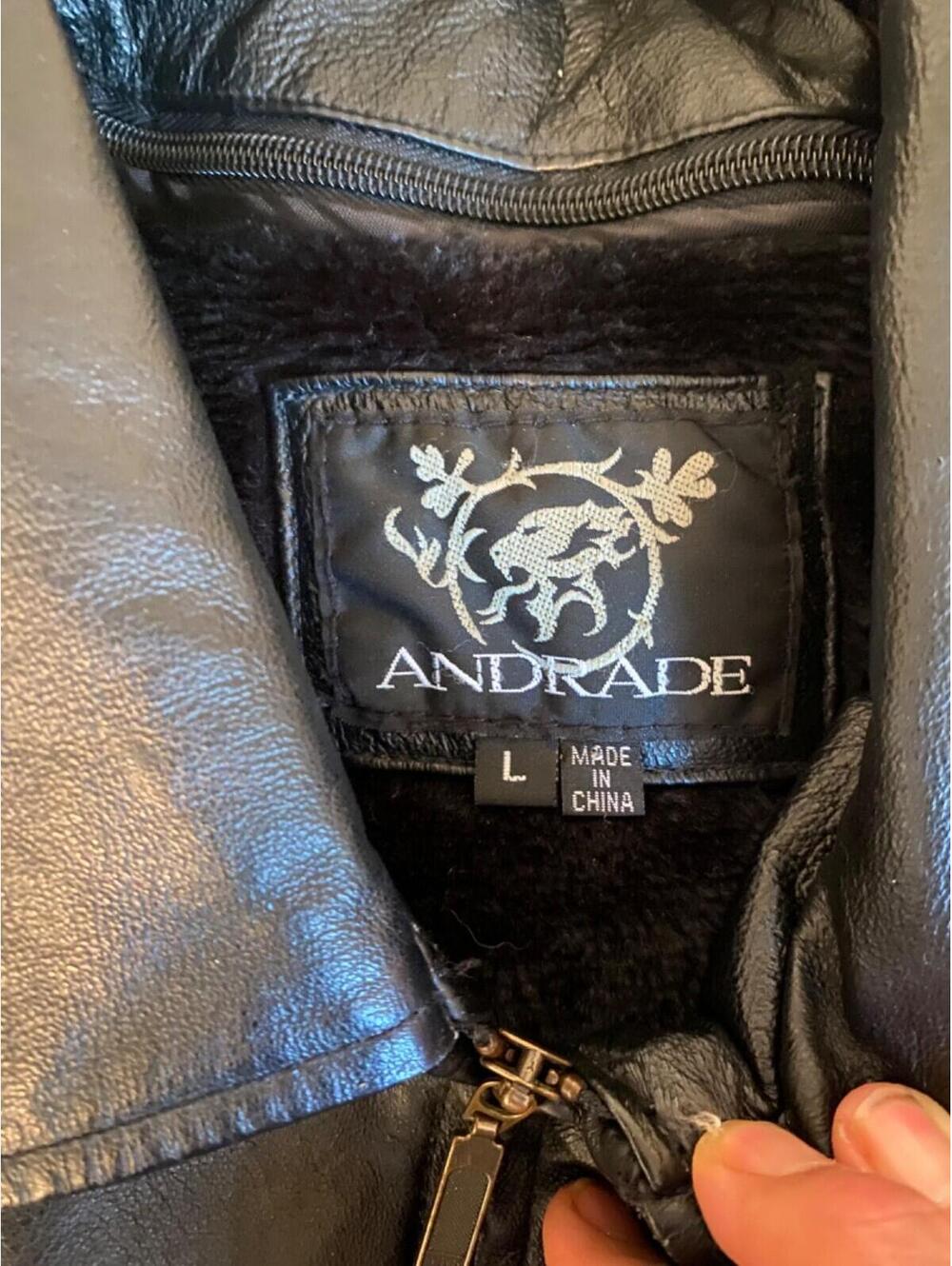 VTG Andrade World Series of Poker Leather Jacket WSOP Large Removable Lining - Picture 11 of 16